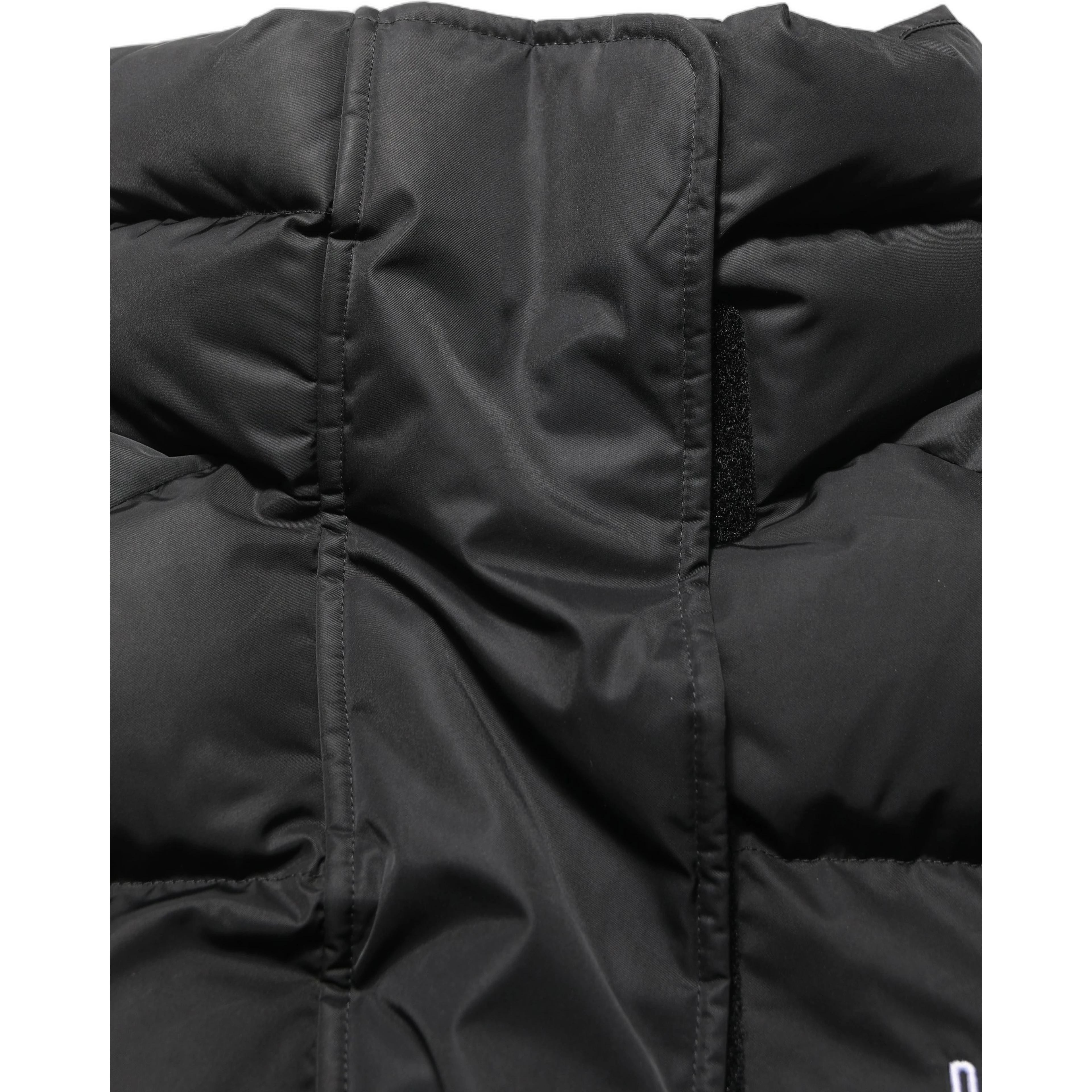 Black DGVIB3 Embroidered Padded Puffer Jacket