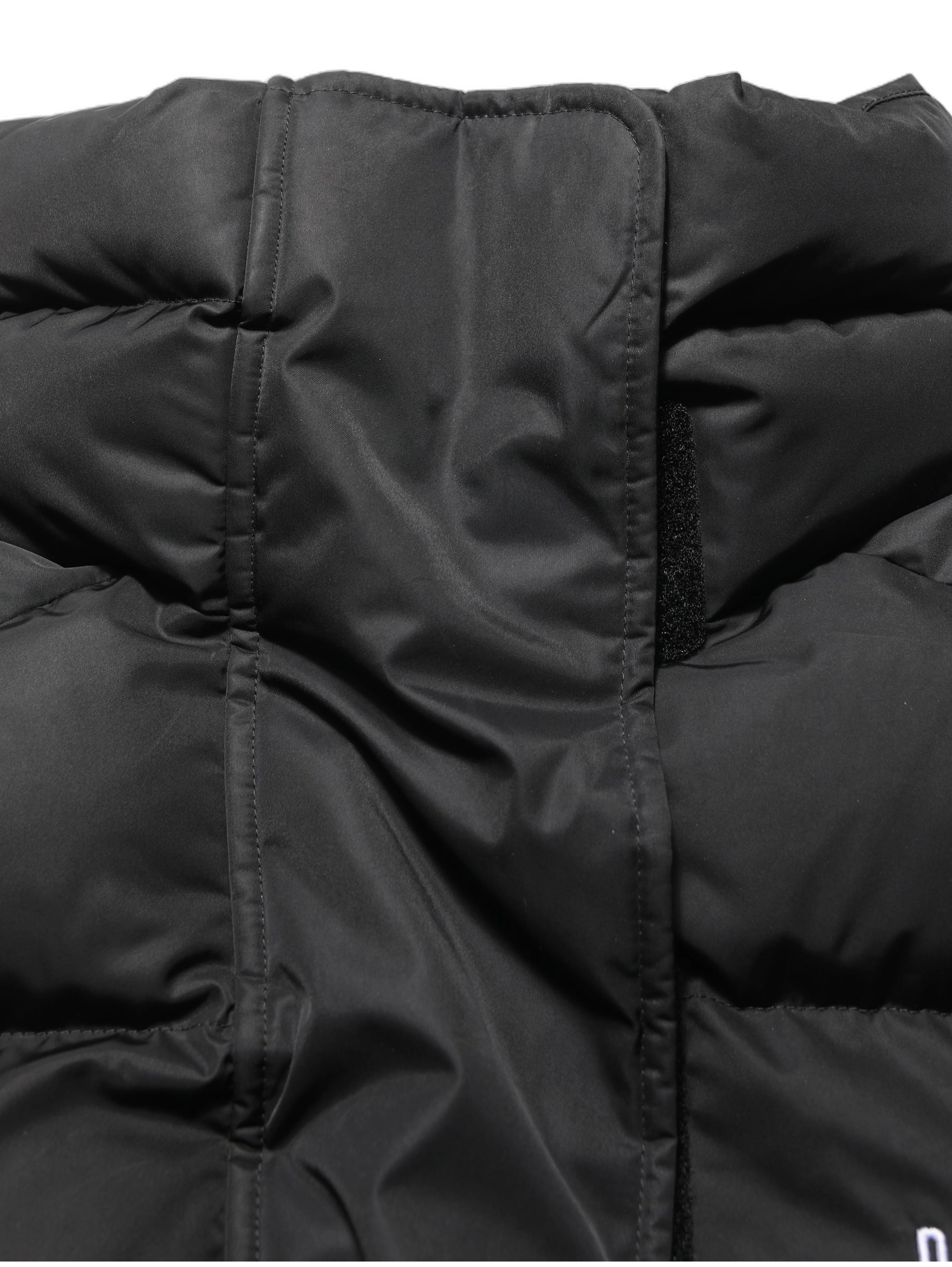 Black DGVIB3 Embroidered Padded Puffer Jacket