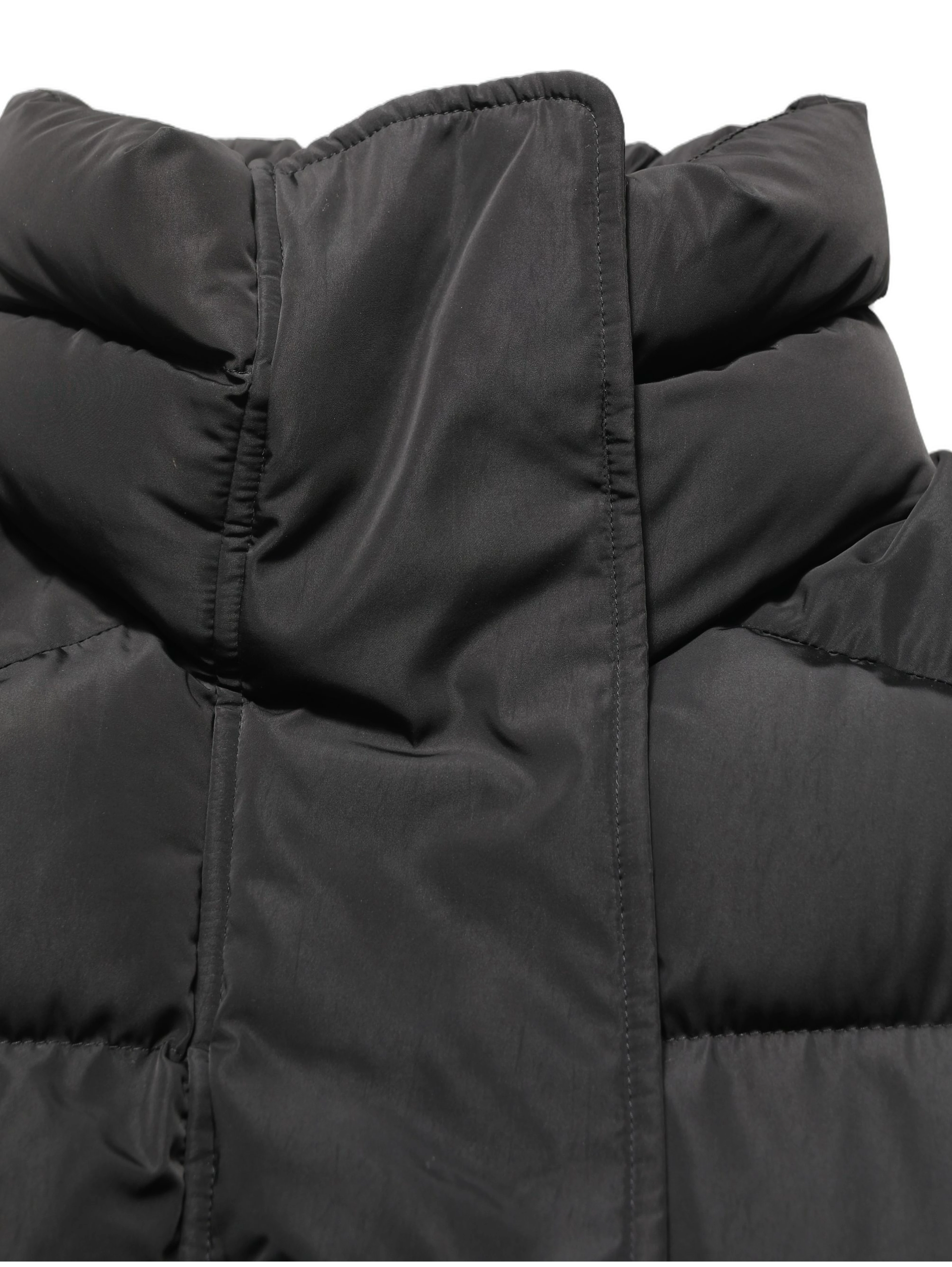 Black Polyester Sleeveless Padded Men Puffer Jacket