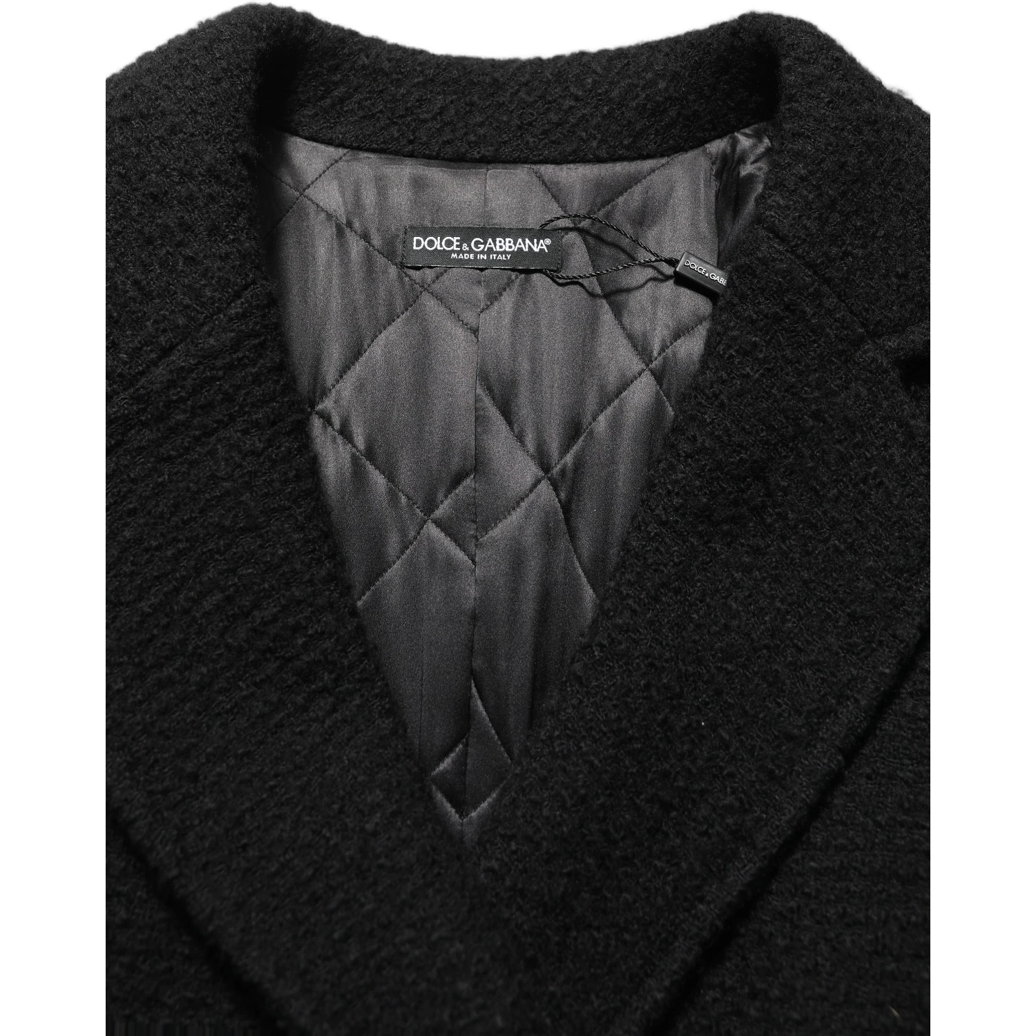 Black Double Breasted Men Trench Coat Jacket