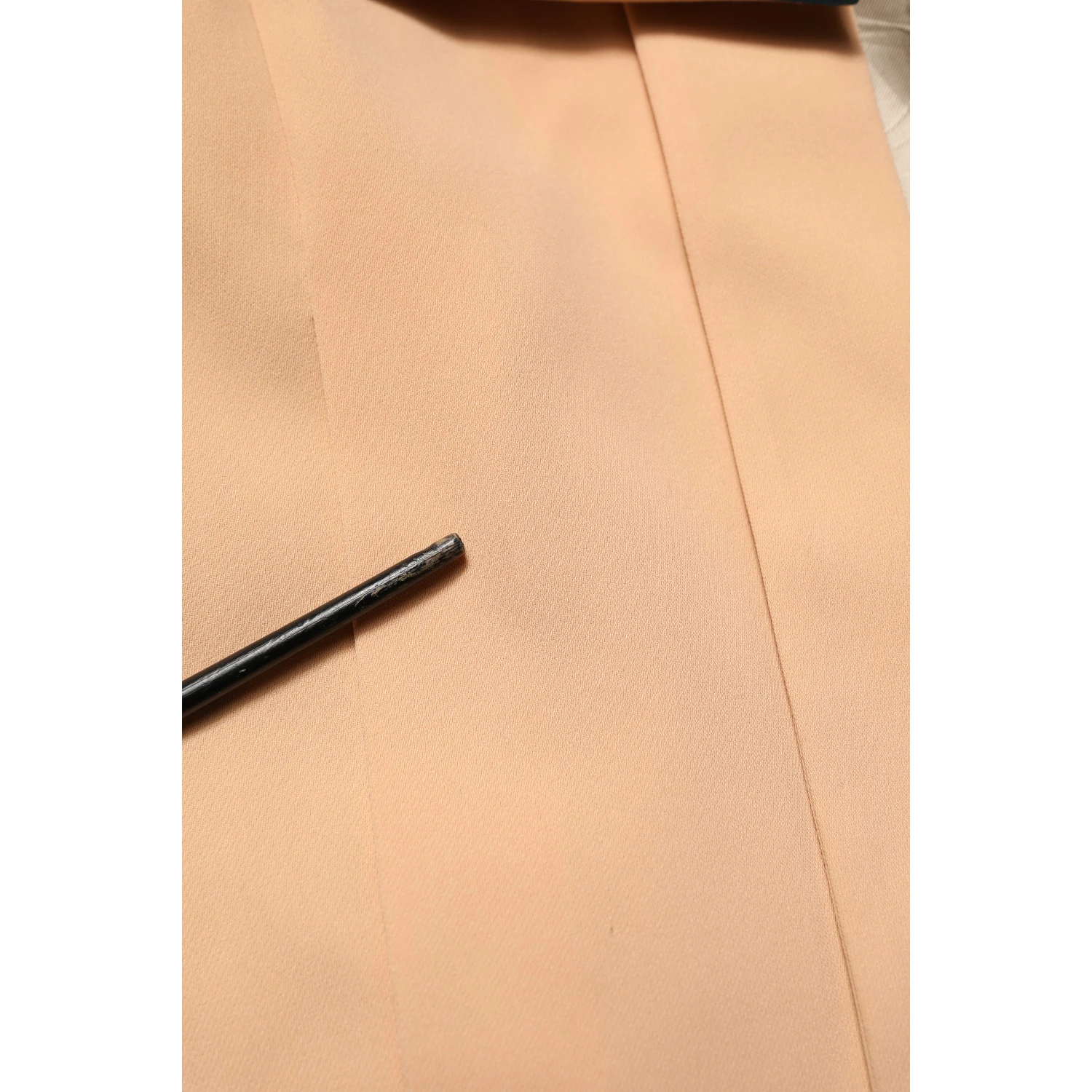 Dark Green Beige Polyester Overcoat Women Blazer Jacket