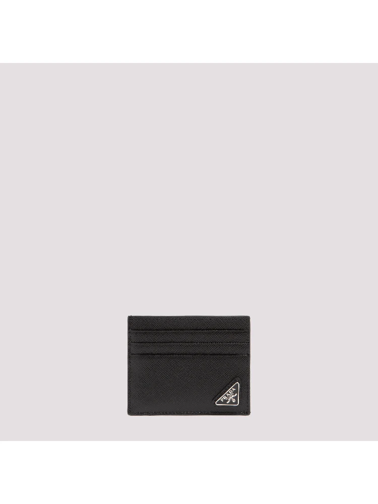 Prada saffiano sleek card holder