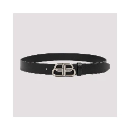 Balenciaga Leather Large BB Belt