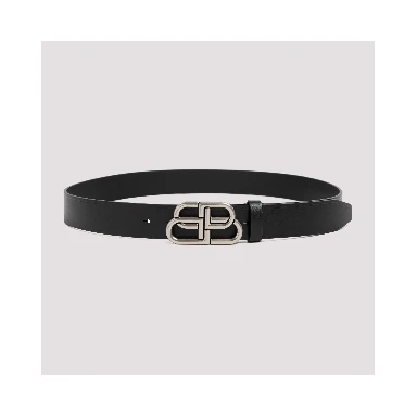 Balenciaga Leather Large BB Belt