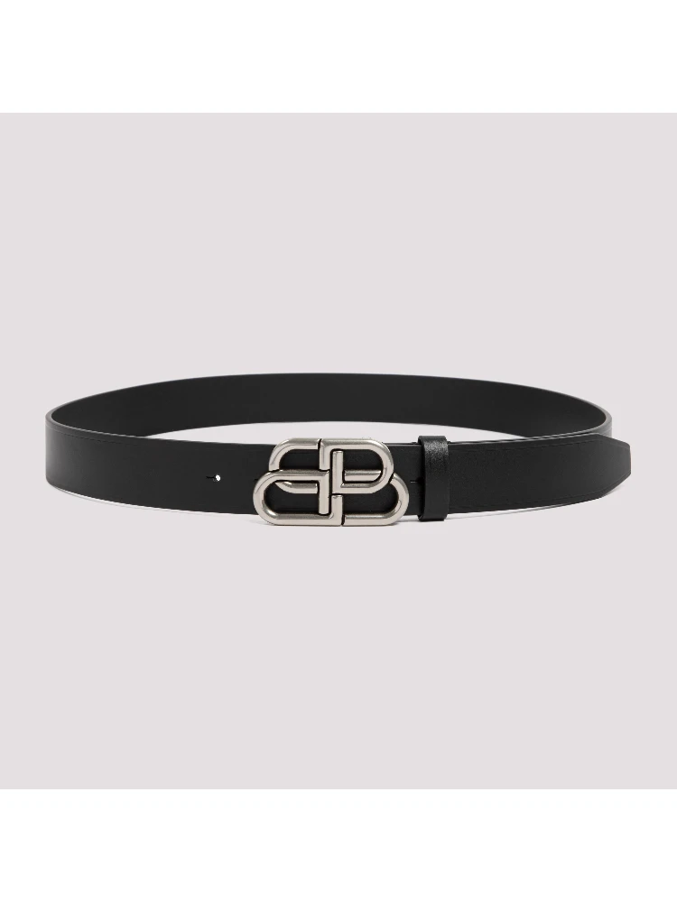 Balenciaga Leather Large BB Belt