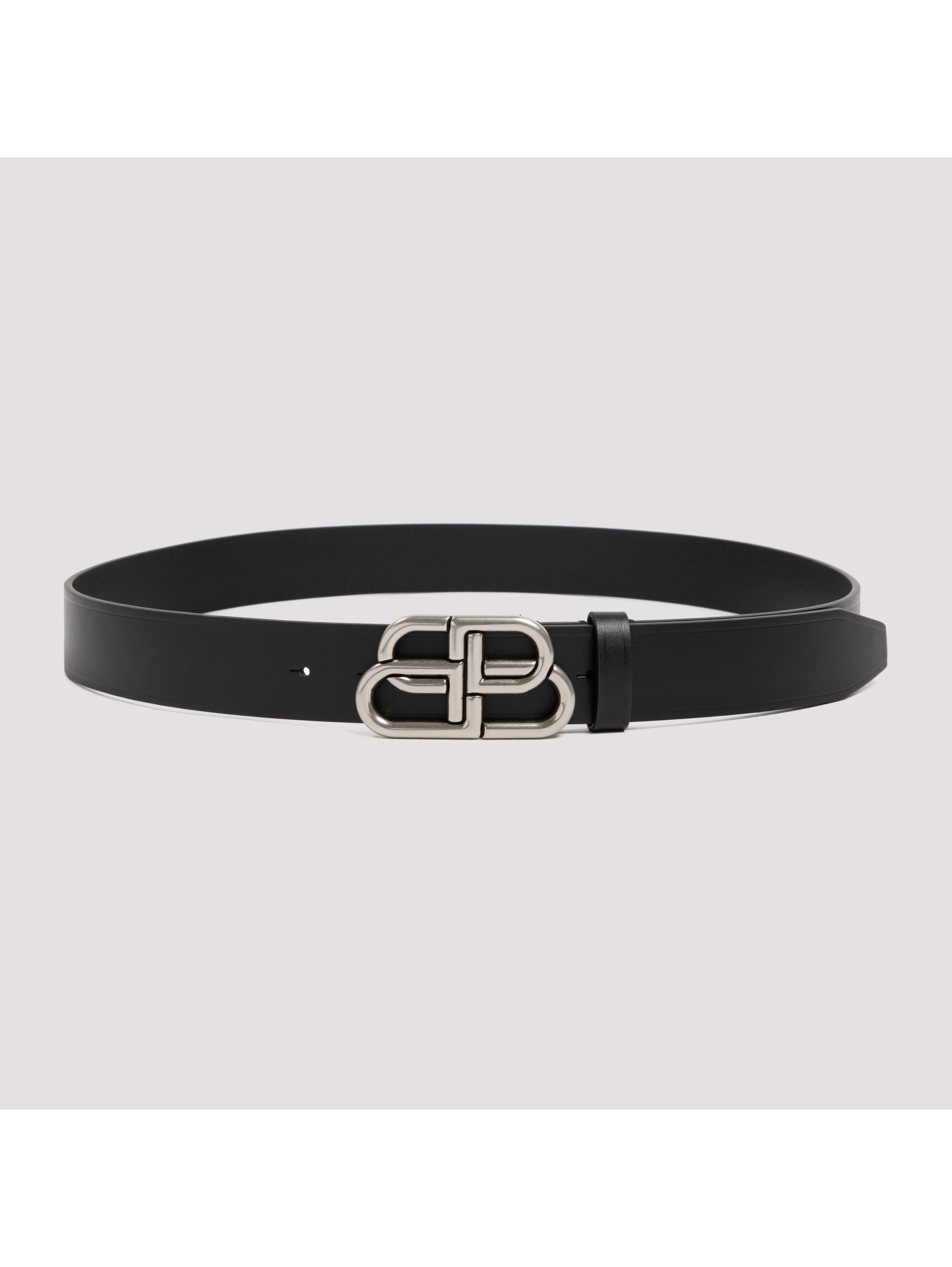 Balenciaga Leather Large BB Belt