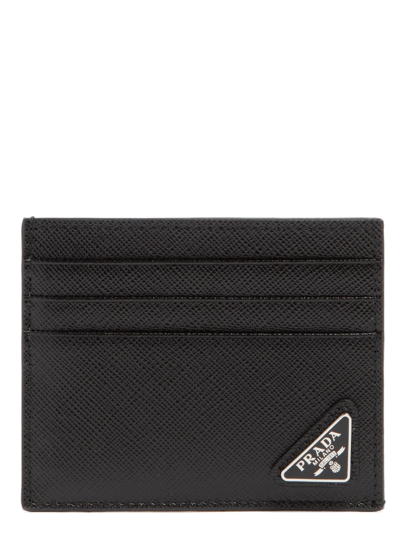 Prada saffiano sleek card holder
