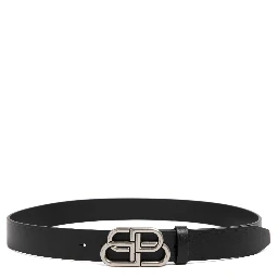 Balenciaga Leather Large BB Belt