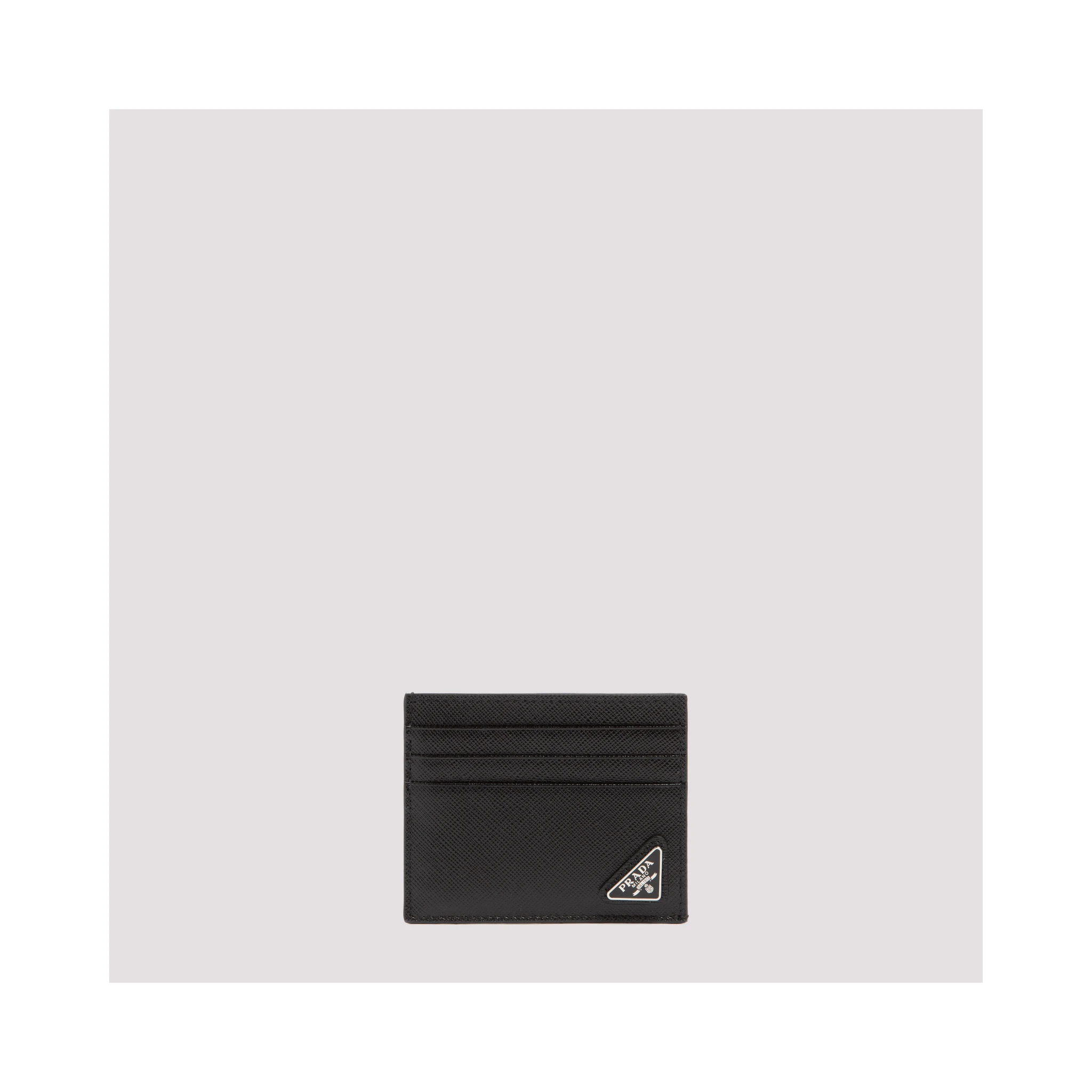 Prada saffiano sleek card holder