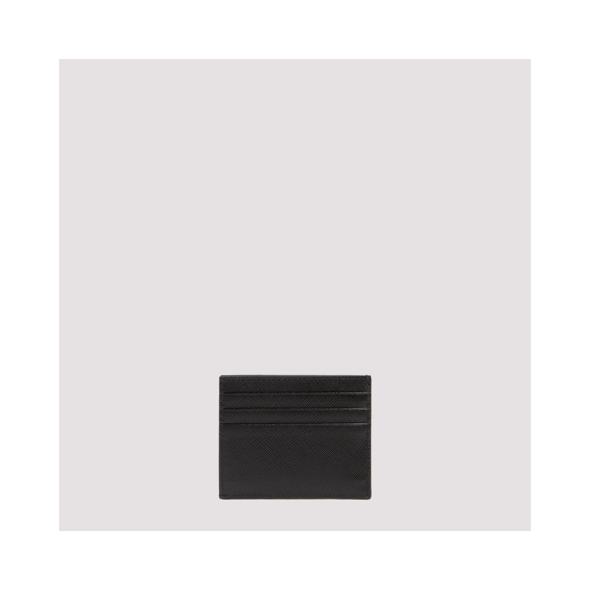Prada saffiano sleek card holder