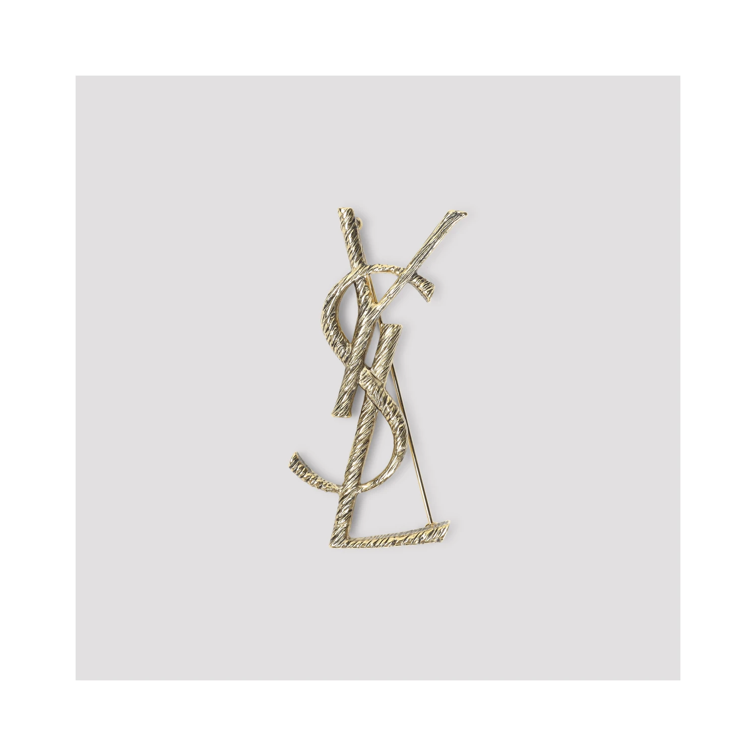 Saint Laurent Monogramme Brooch