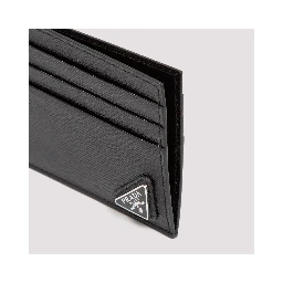 Prada saffiano sleek card holder