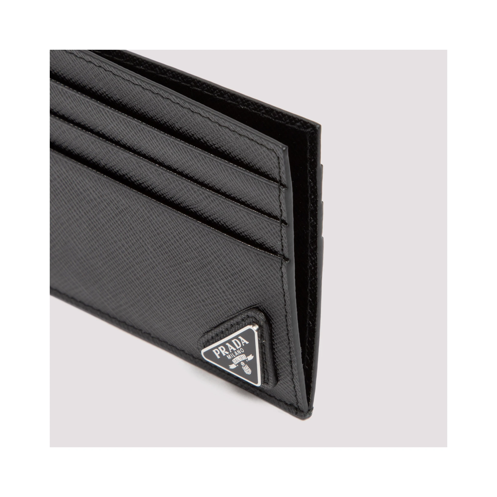 Prada saffiano sleek card holder