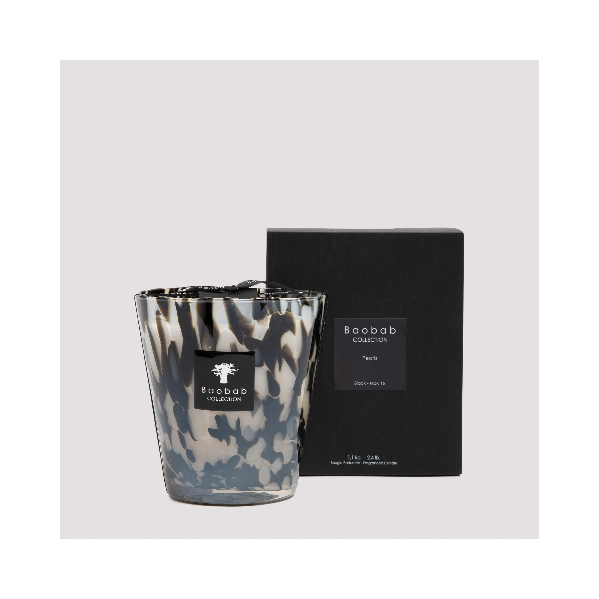 Baobab Collection Black Pearls Candle Max16