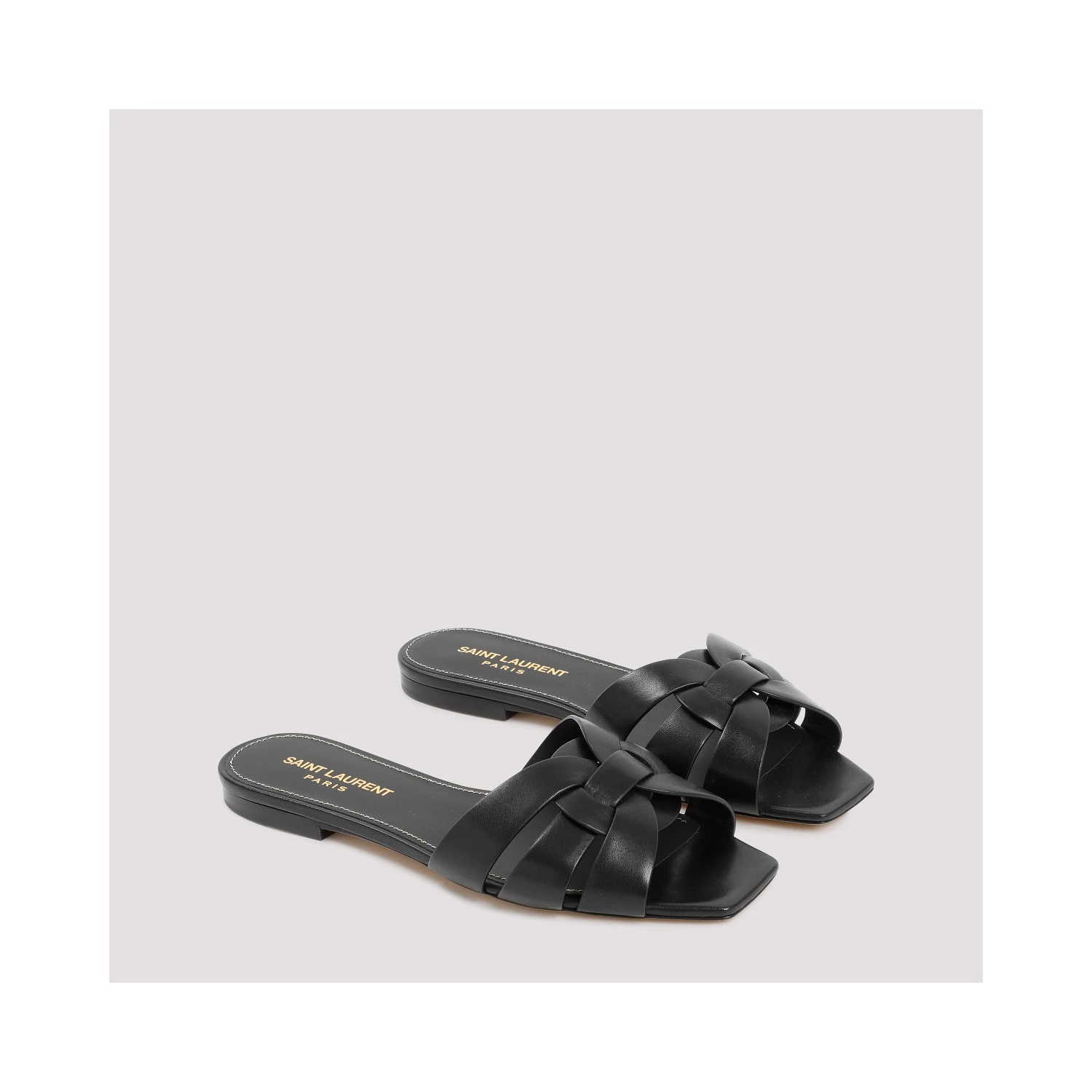 Saint Laurent Leather Tribute Flats