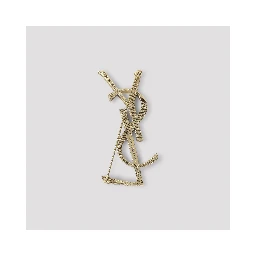 Saint Laurent Monogramme Brooch