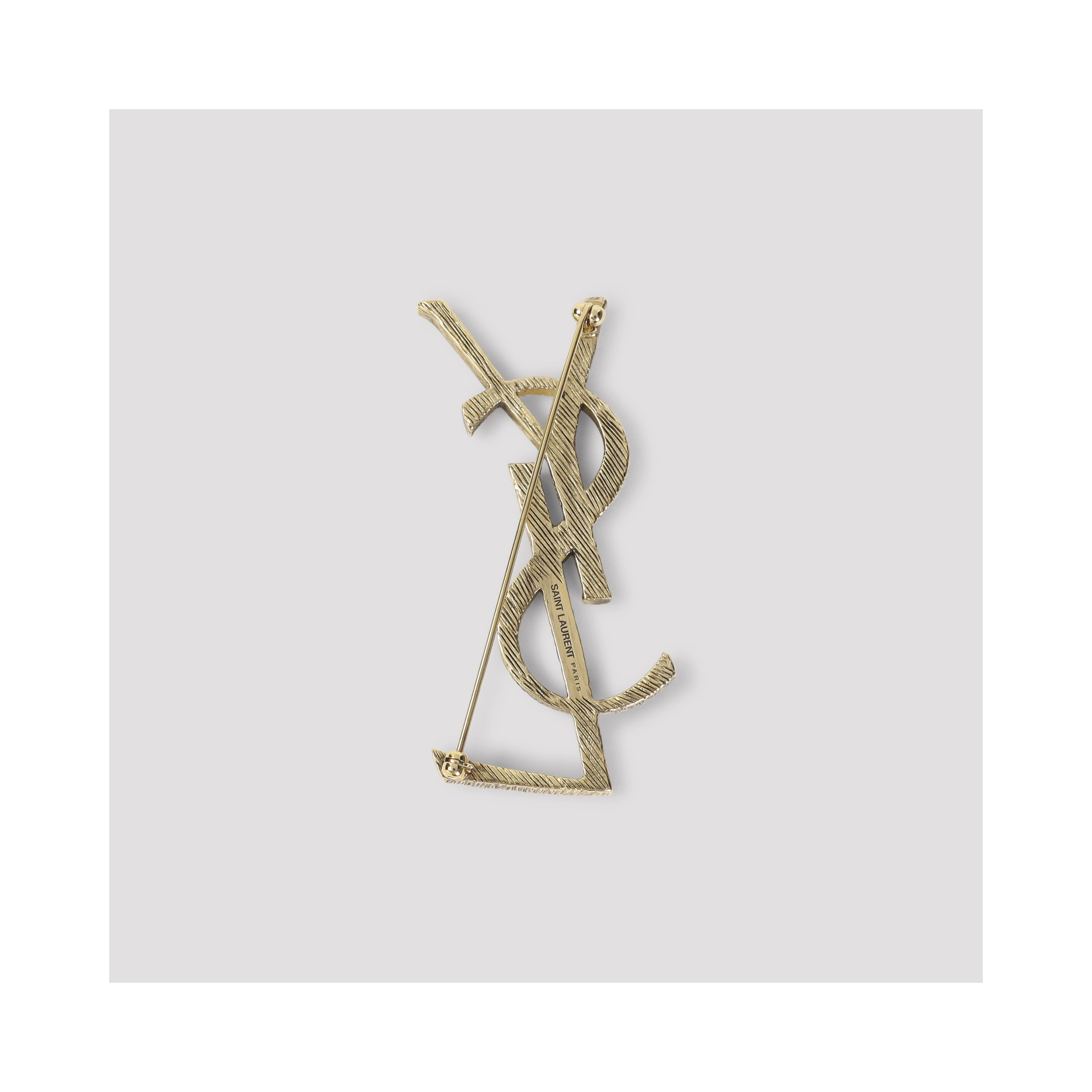 Saint Laurent Monogramme Brooch