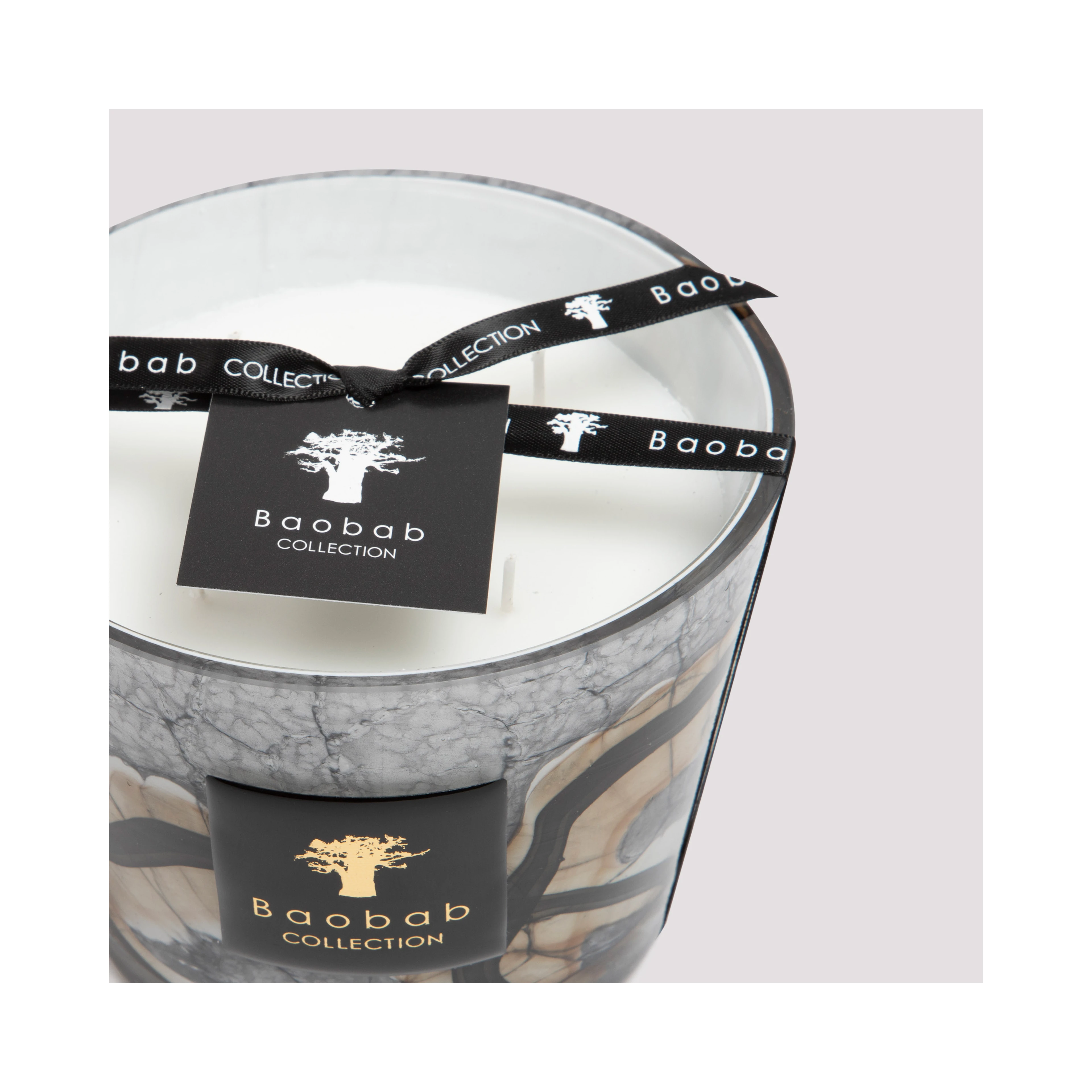 Baobab Collection Stones Marble Candle Max10 from Stones Collection