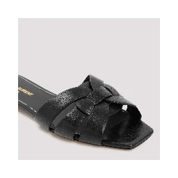 Saint Laurent Leather Tribute Flats