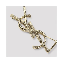 Saint Laurent Monogramme Brooch
