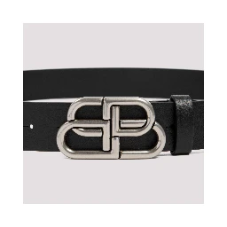 Balenciaga Leather Large BB Belt