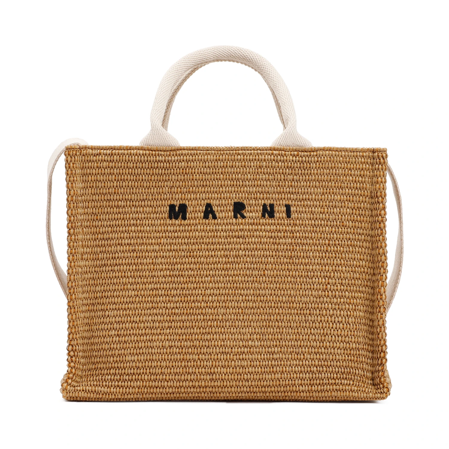 Marni Raffia East-West tote bag
