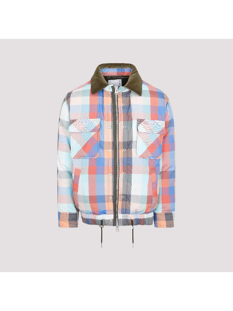Sacai Plaid Padded Blouson