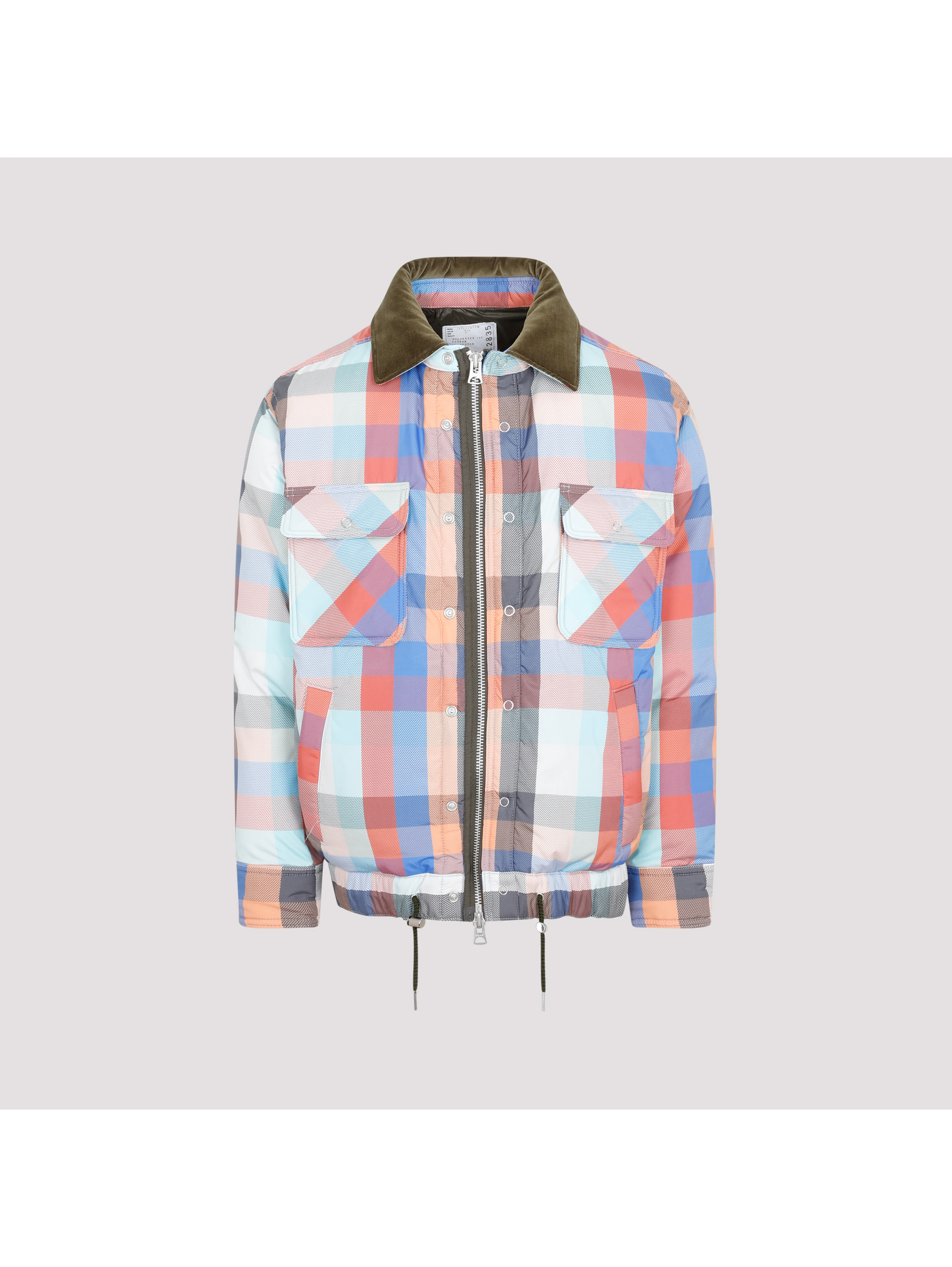 Sacai Plaid Padded Blouson