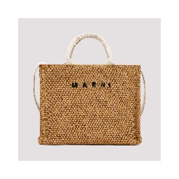 Marni Raffia East-West tote bag