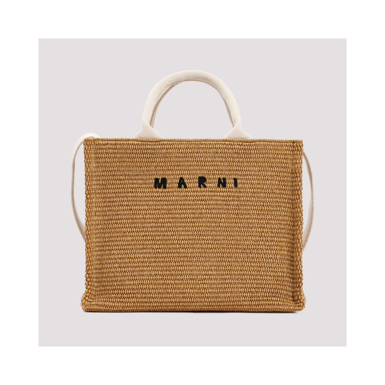 Marni Raffia East-West tote bag