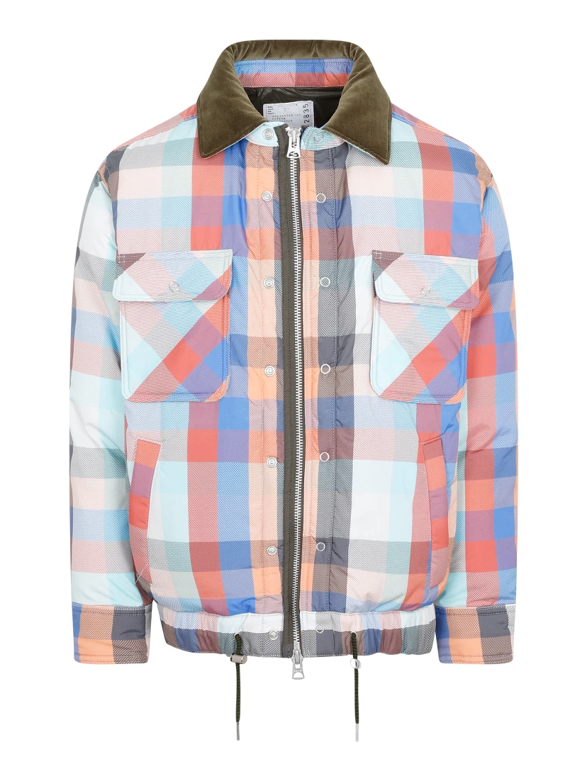 Sacai Plaid Padded Blouson