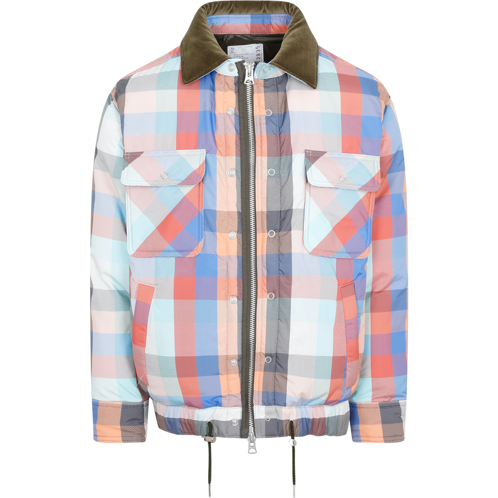 Sacai Plaid Padded Blouson