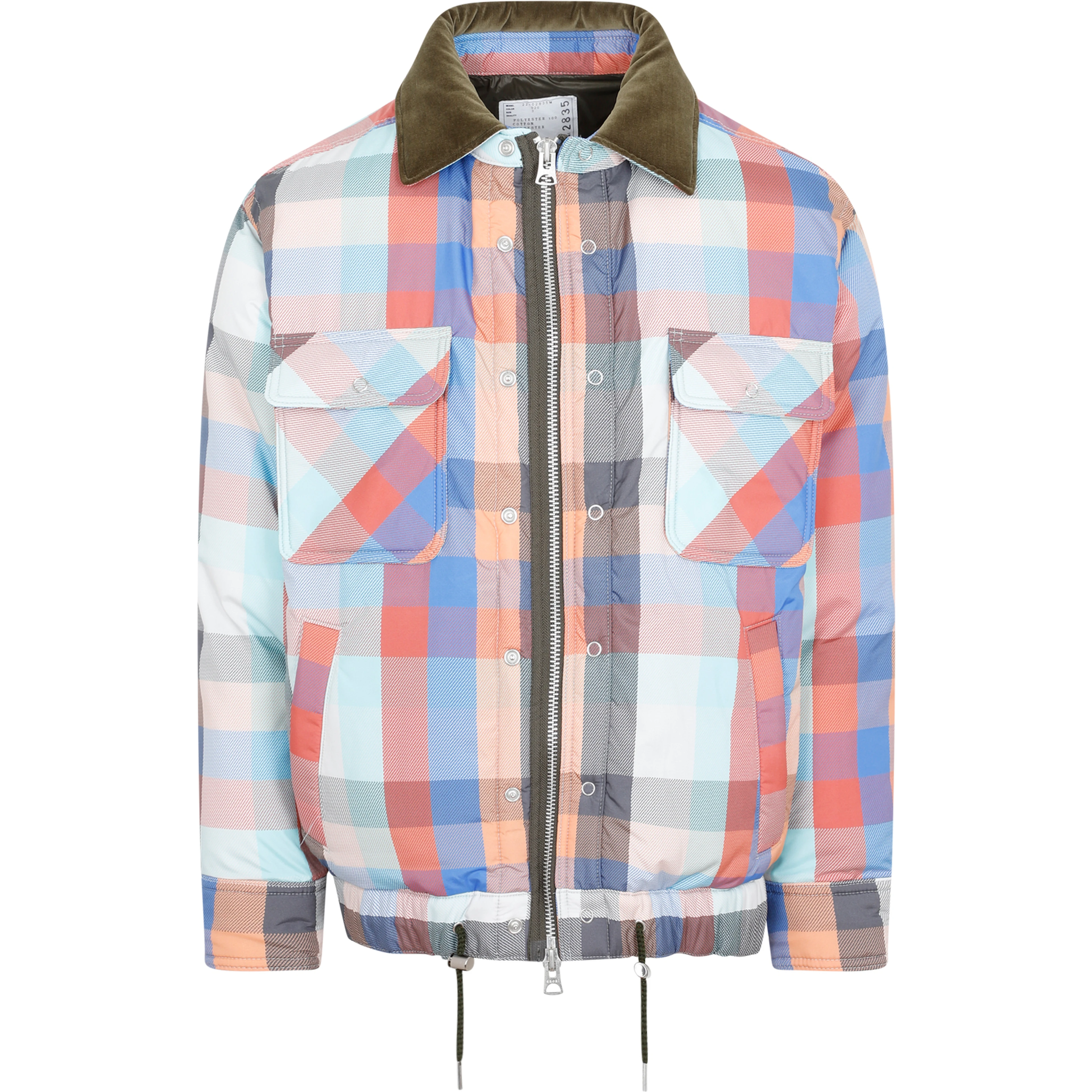 Sacai Plaid Padded Blouson