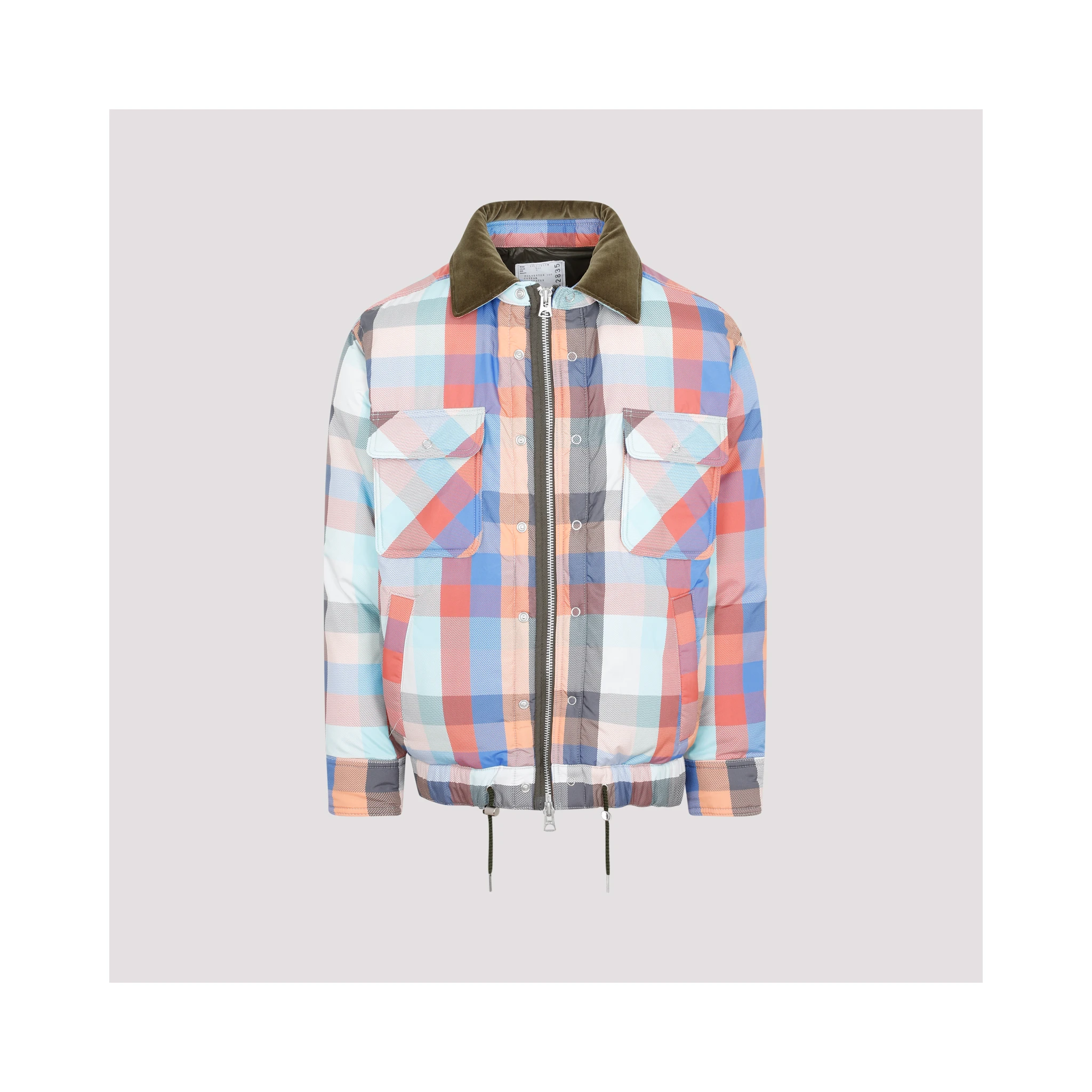 Sacai Plaid Padded Blouson