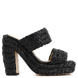 Bottega Veneta Raffia Sandals