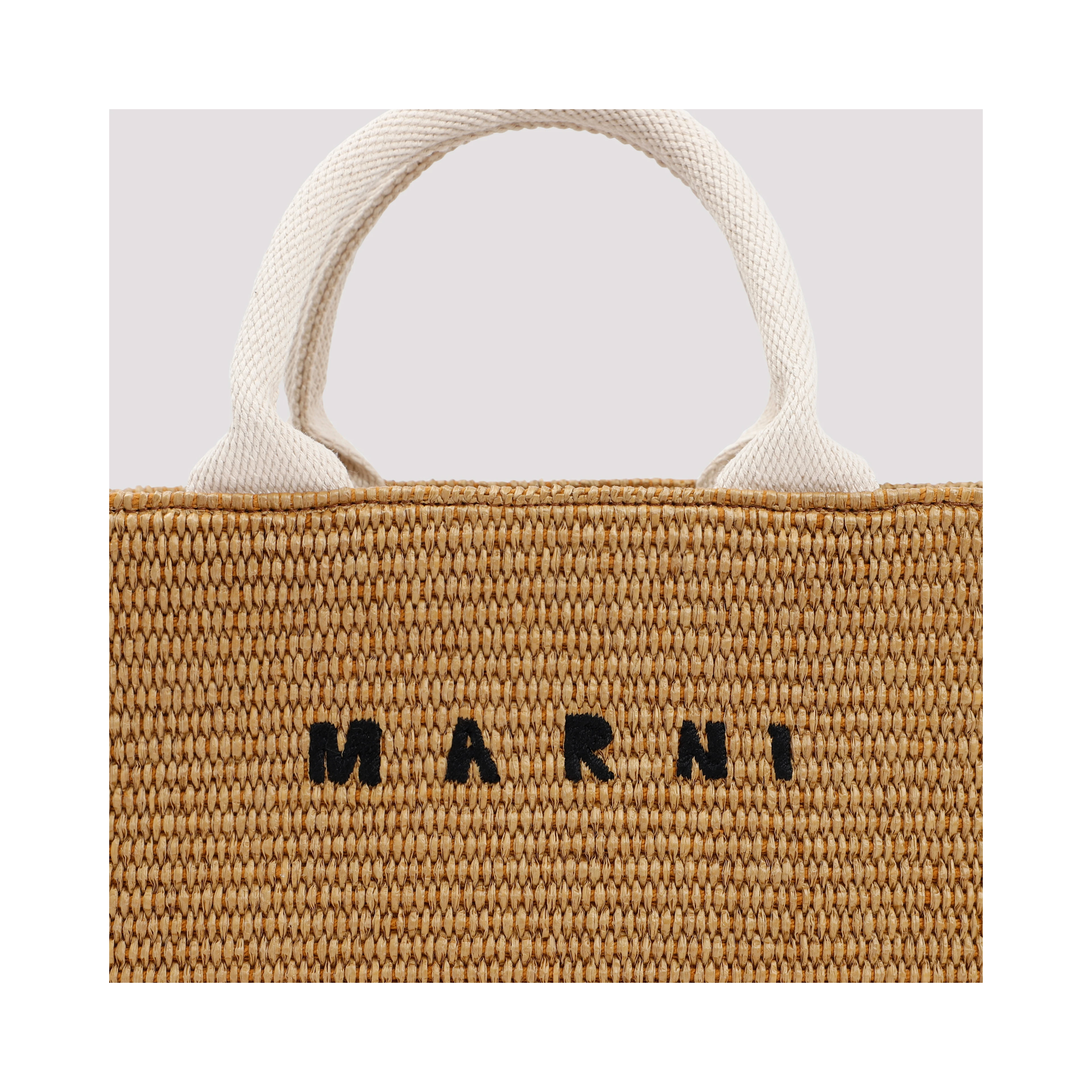 Marni Raffia East-West tote bag