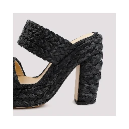 Bottega Veneta Raffia Sandals