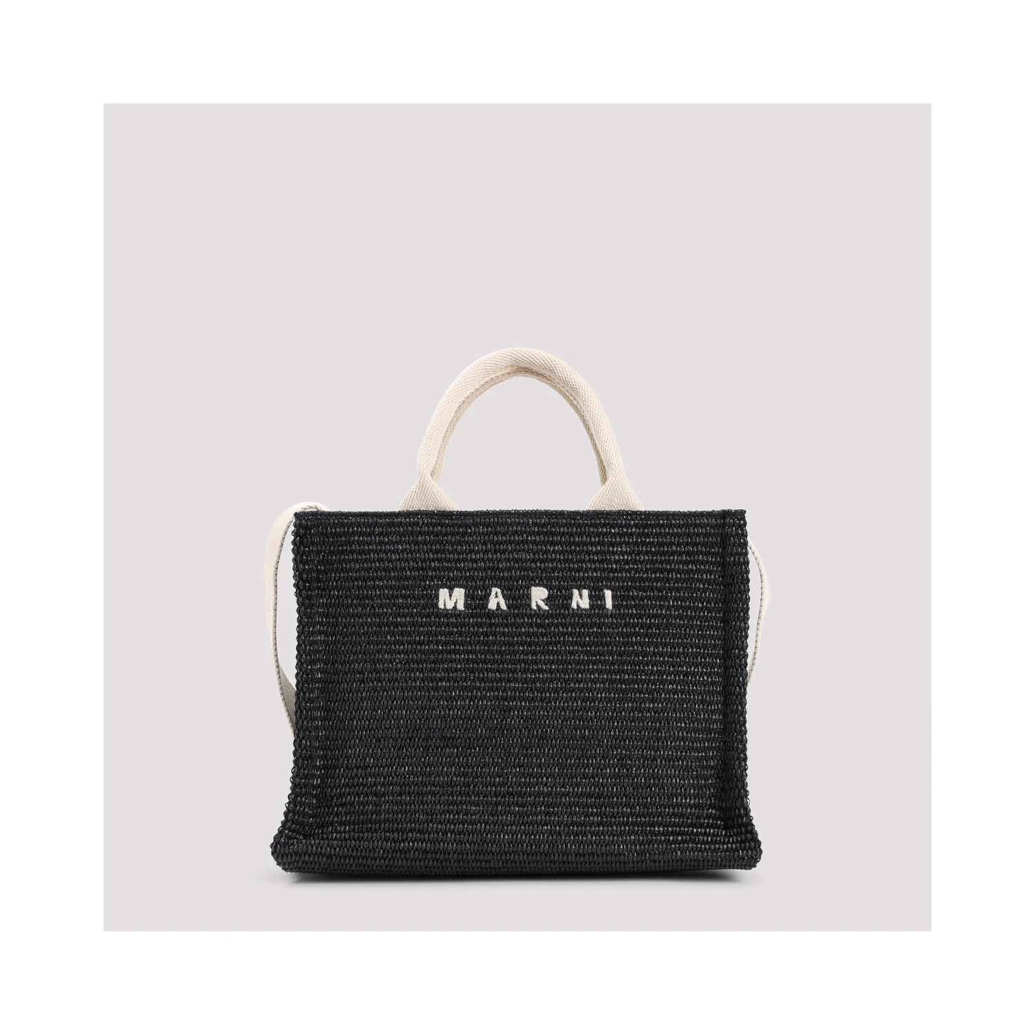 Marni Raffia East-West tote bag