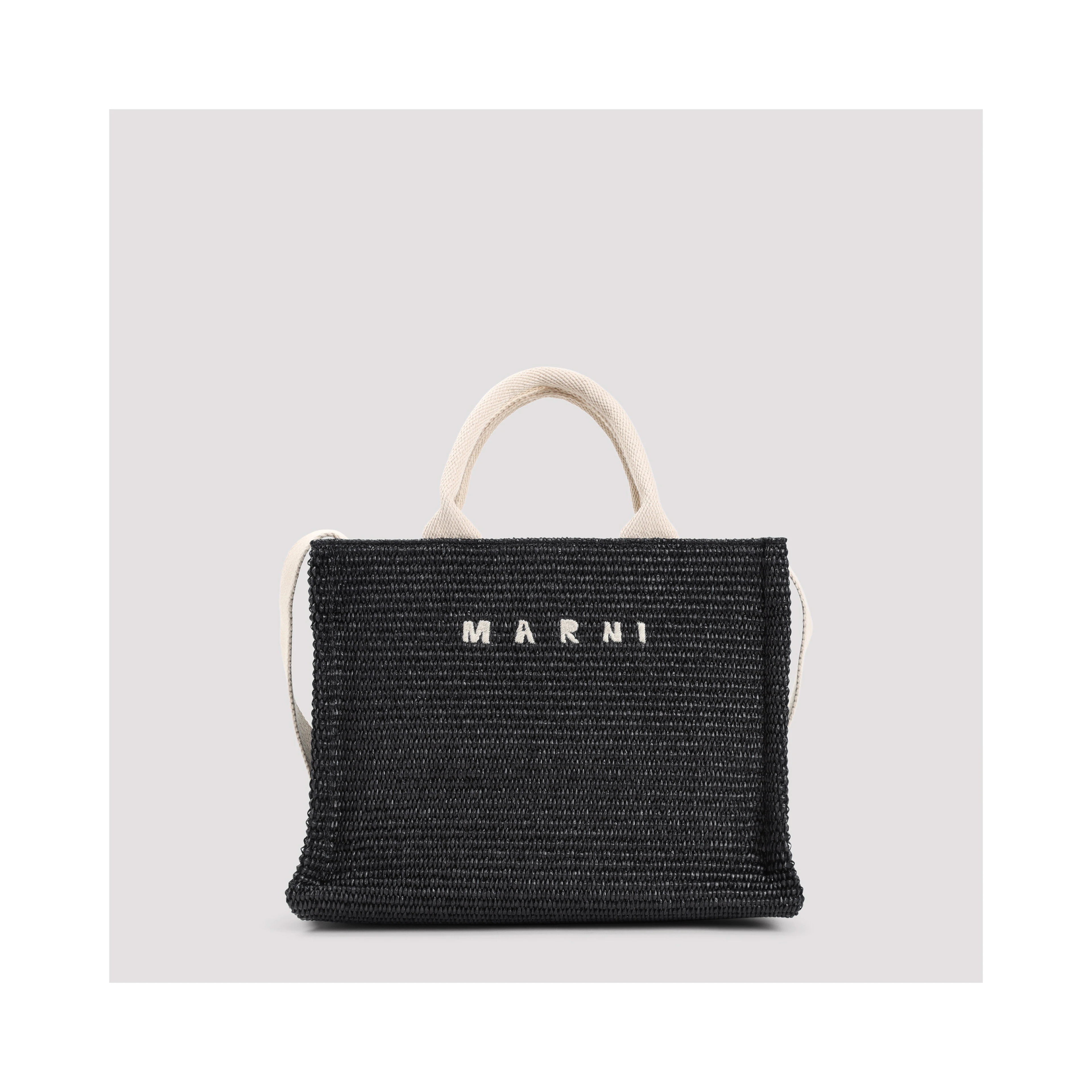 Marni Raffia East-West tote bag
