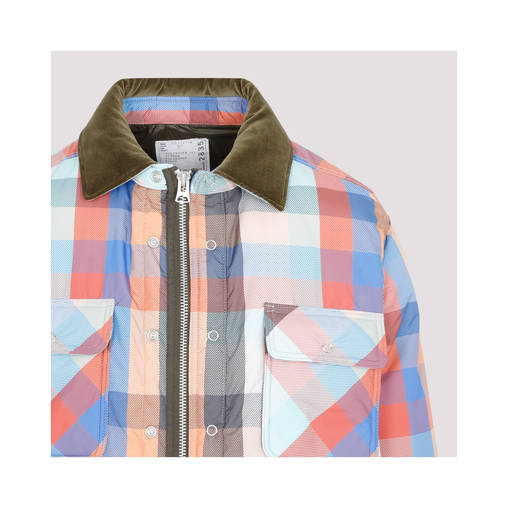 Sacai Plaid Padded Blouson