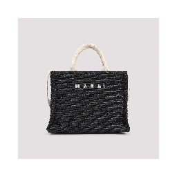 Marni Raffia East-West tote bag