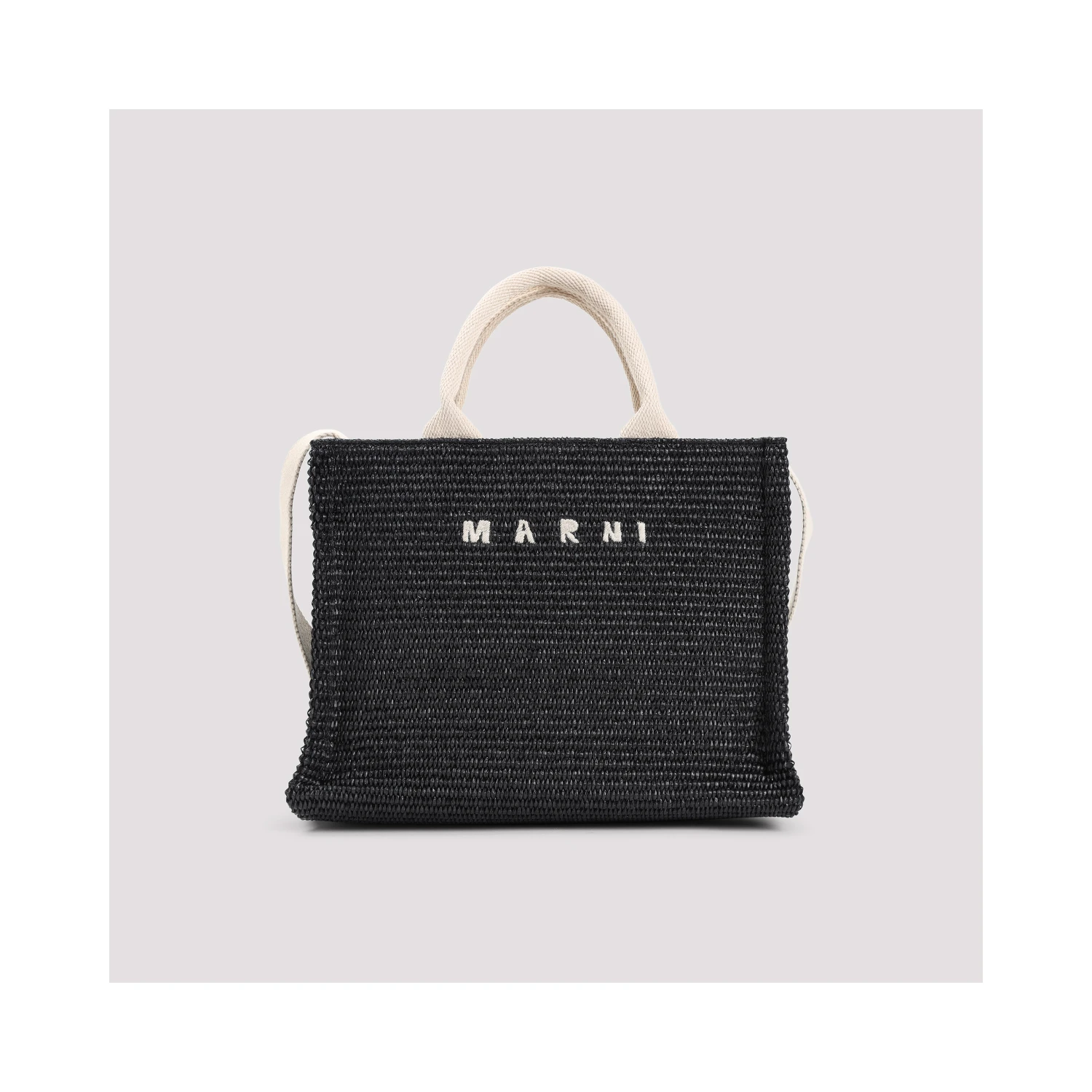 Marni Raffia East-West tote bag