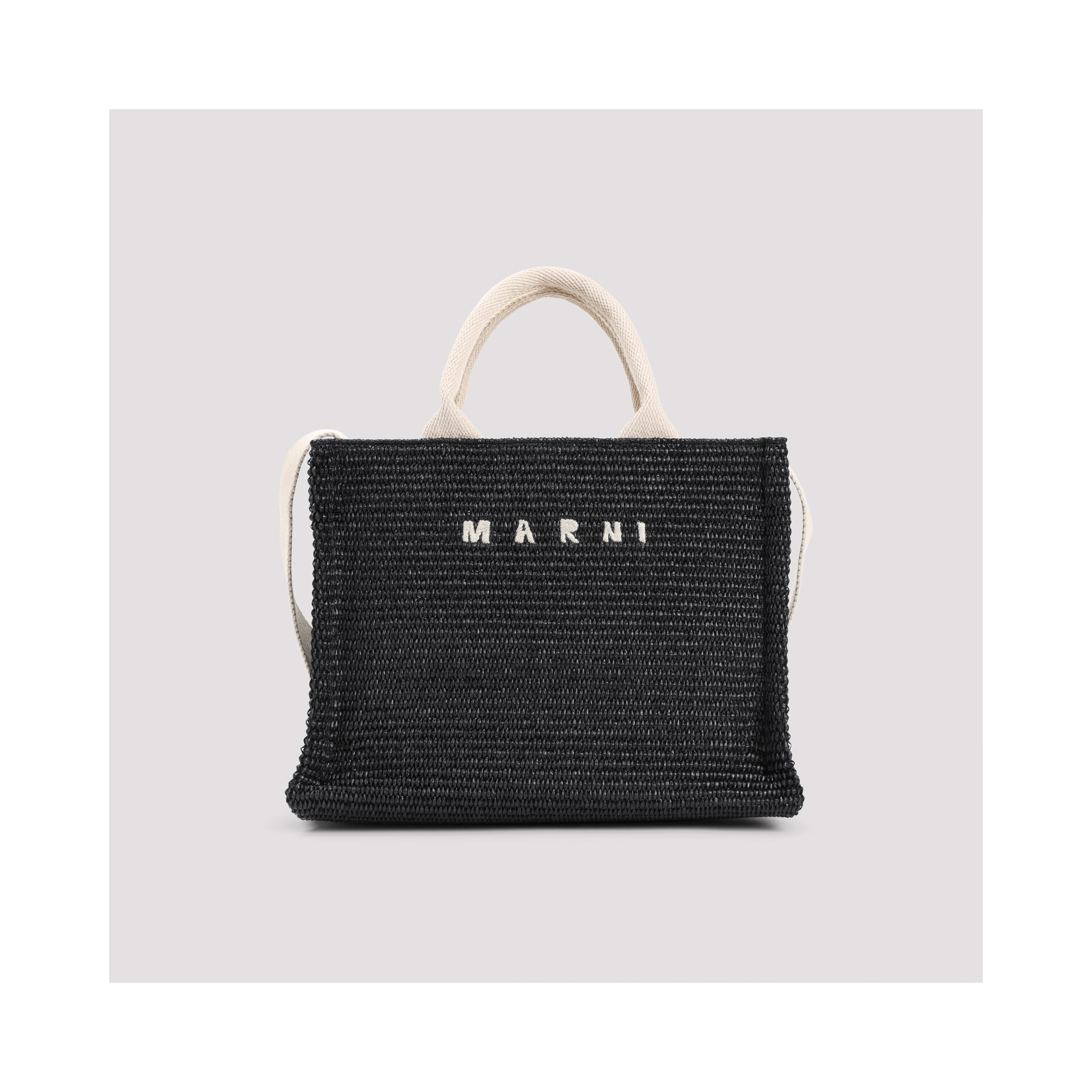 Marni Raffia East-West tote bag