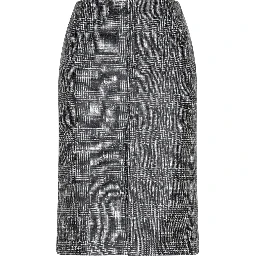 Bottega Veneta Printed Leather Midi Skirt
