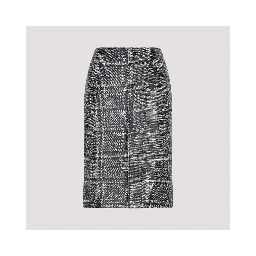Bottega Veneta Printed Leather Midi Skirt