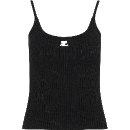 Courreges Rib Knit Tank Top