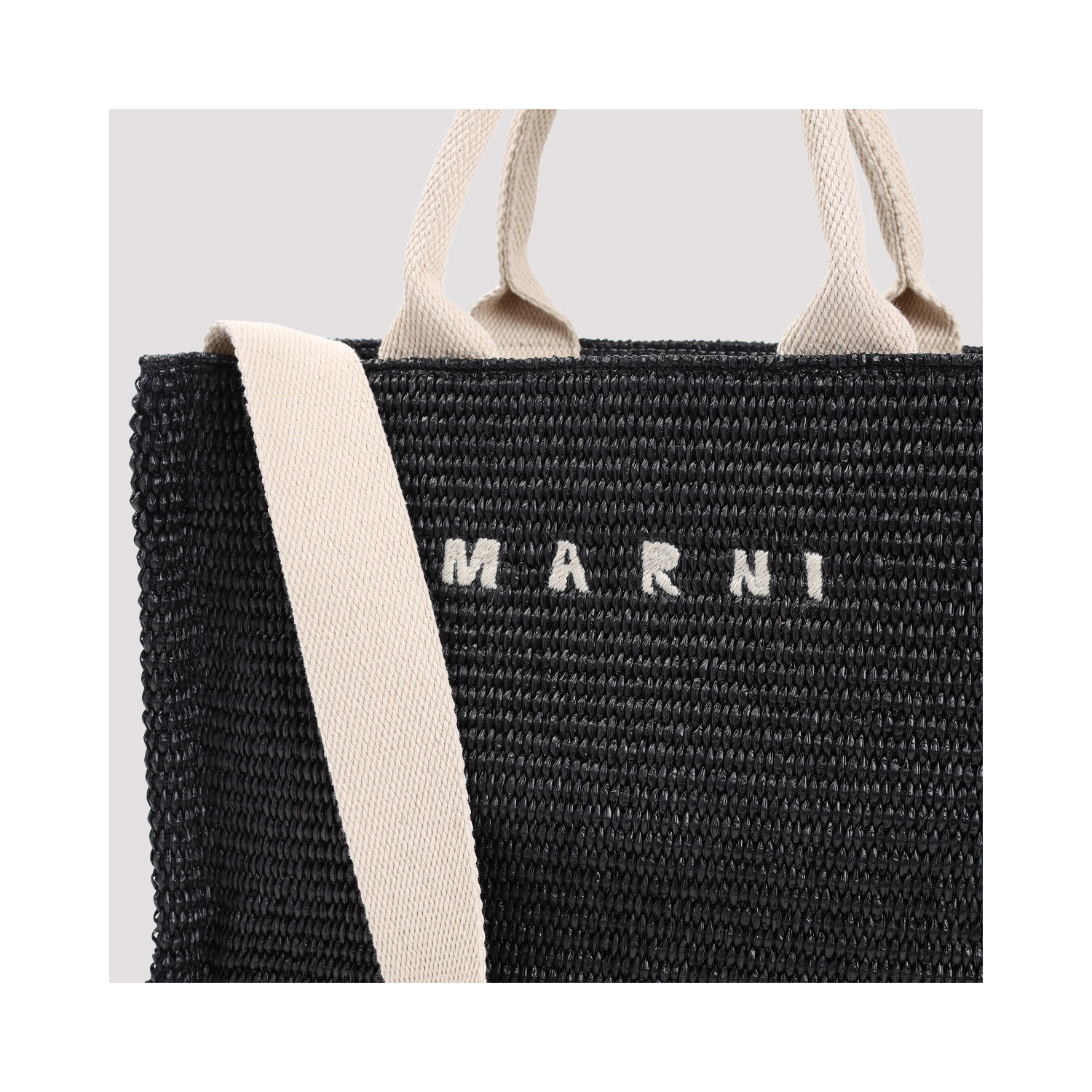 Marni Raffia East-West tote bag
