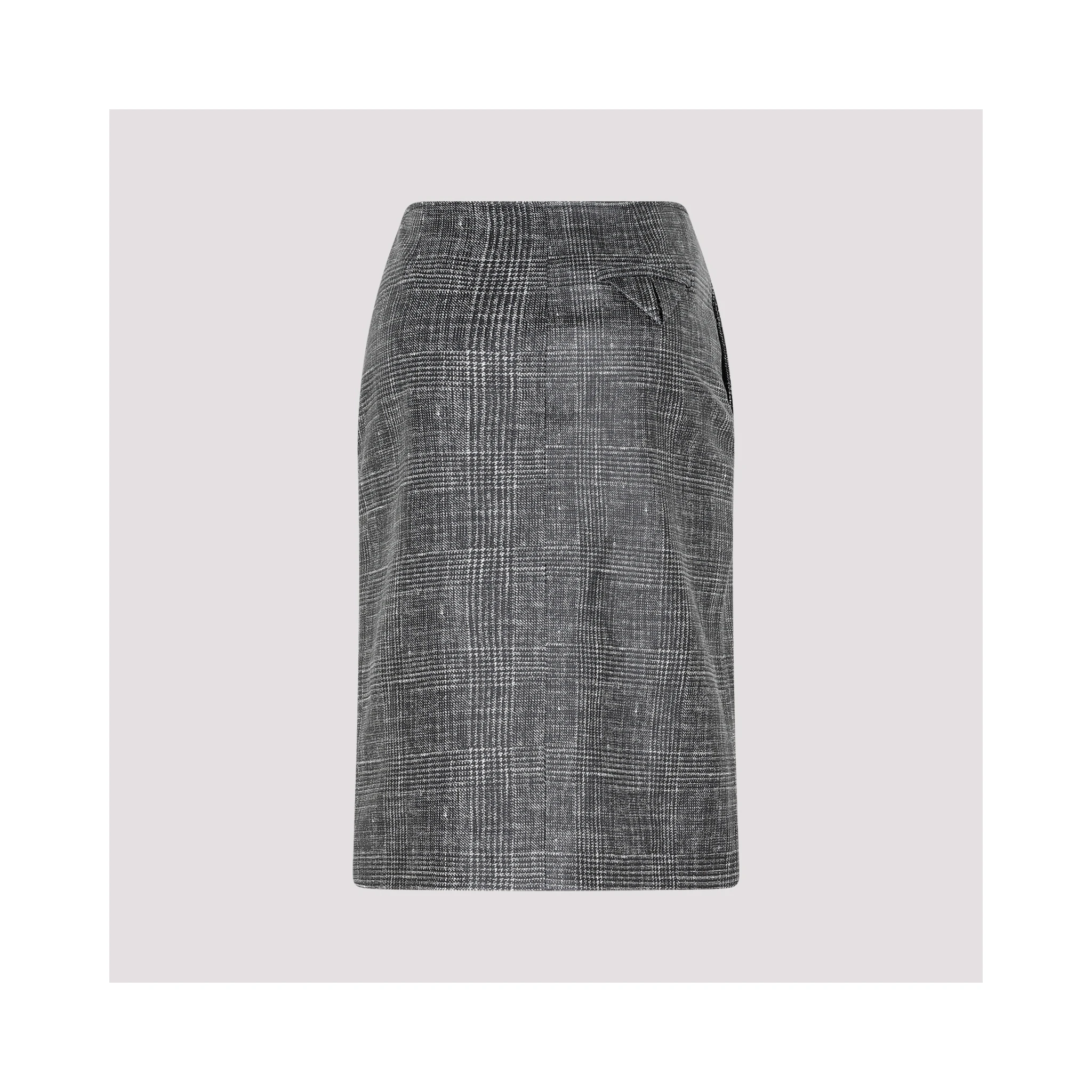 Bottega Veneta Printed Leather Midi Skirt