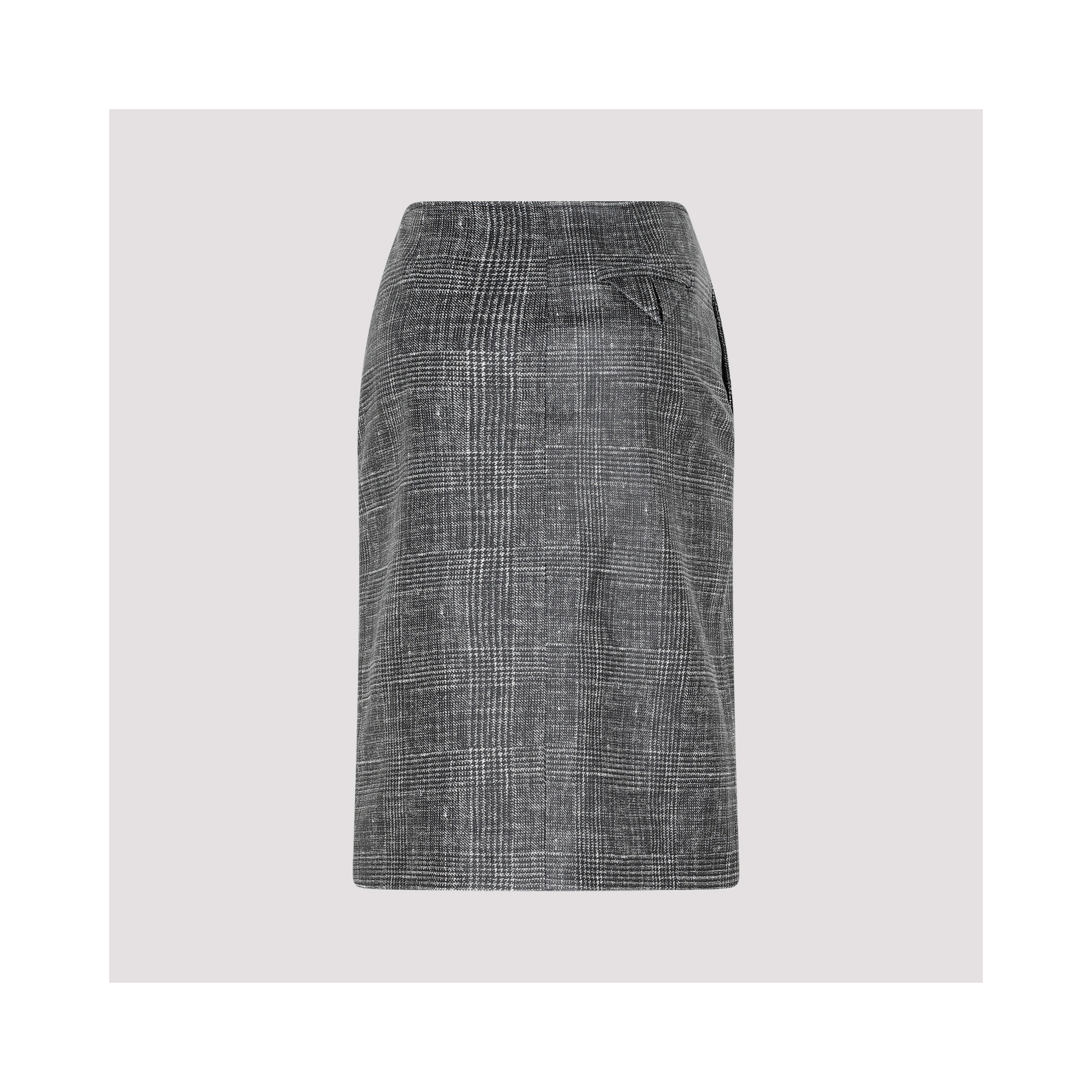 Bottega Veneta Printed Leather Midi Skirt