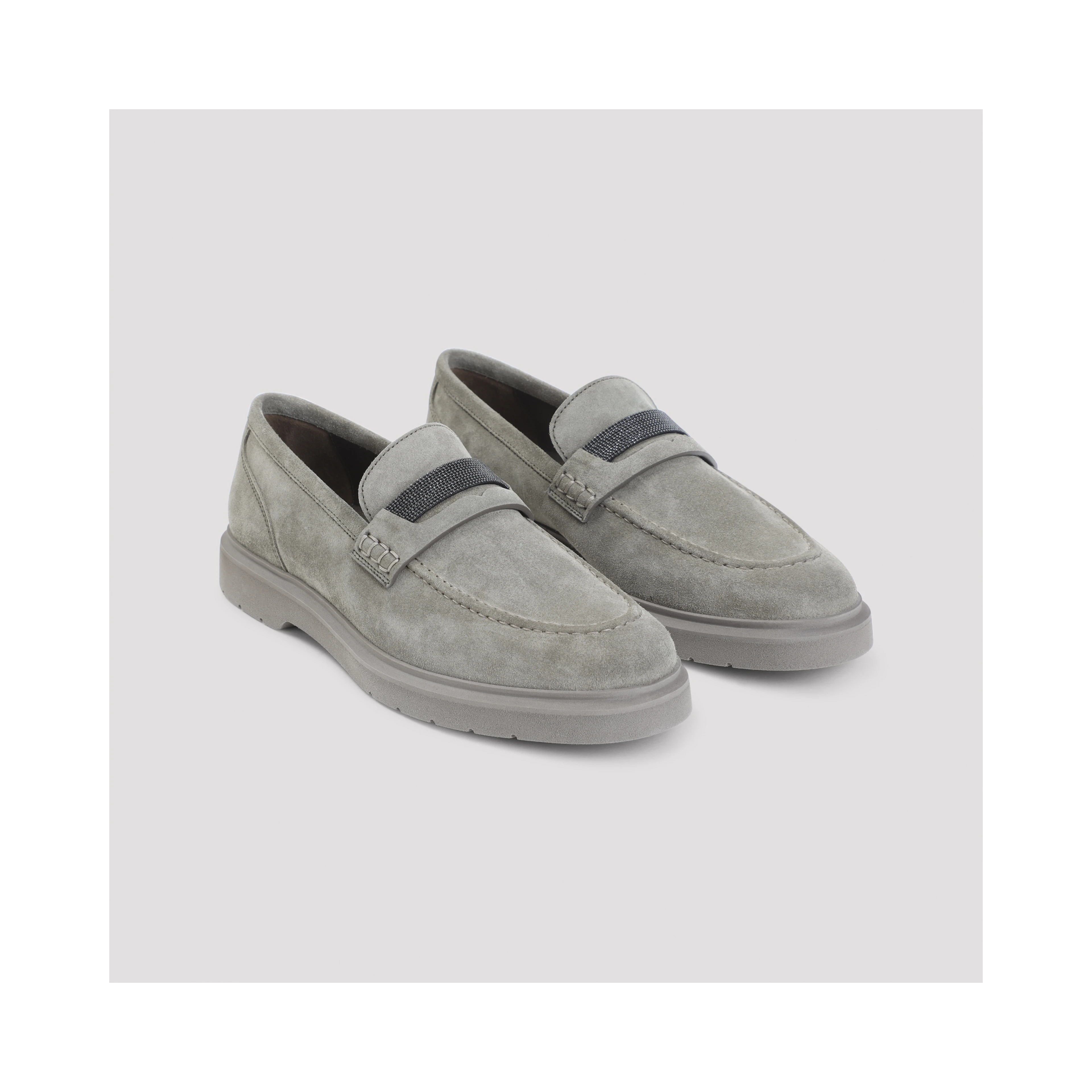 Brunello Cucinelli Leather Loafers